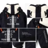 Radio Eva x Avirex Ma-1 Flight Jacket Back infograph