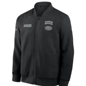 San Francisco 49ers 2026 Salute to Service Bomber Jacket