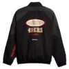 San Francisco 49ers Black Nylon Track Jacket - Image 3