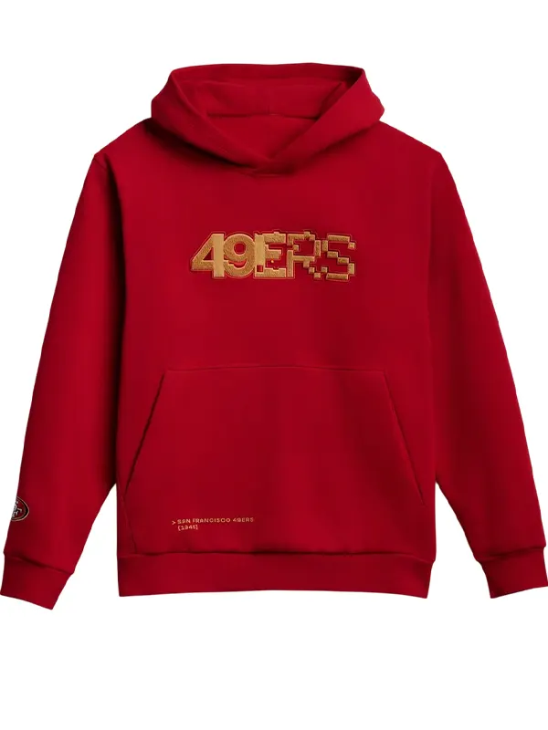 San Francisco 49ers College Crimson Steady State Hoodie