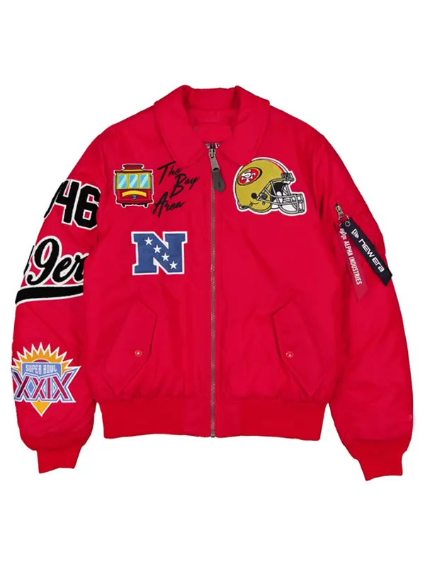 San Francisco 49ers MA-1 bomber jacket