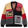 San Francisco 49ers Patchwork Cardigan