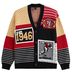 San Francisco 49ers Patchwork Cardigan