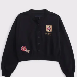 San Francisco 49ers Sunday Shrunken Cardigan