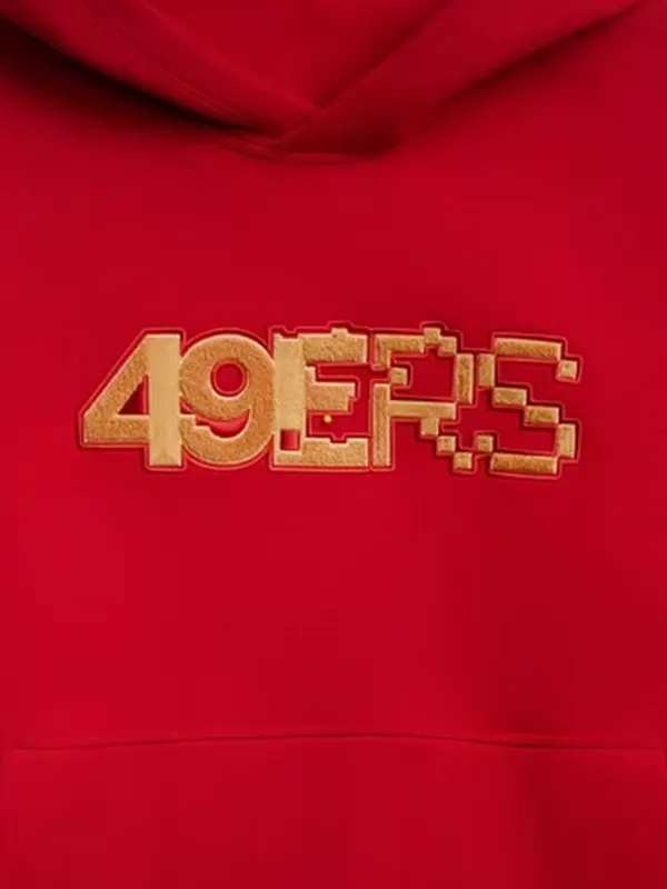 San Francisco 49ers College Crimson Steady State Hoodie - Image 4