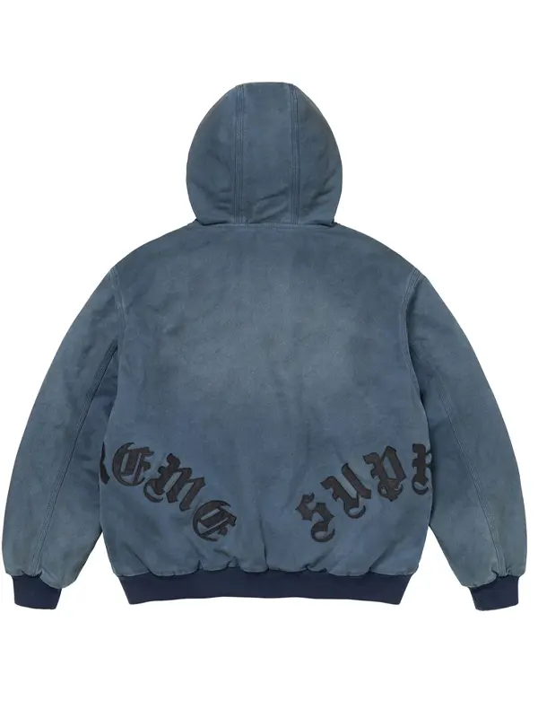 Supreme Leather Applique Work Jacket
