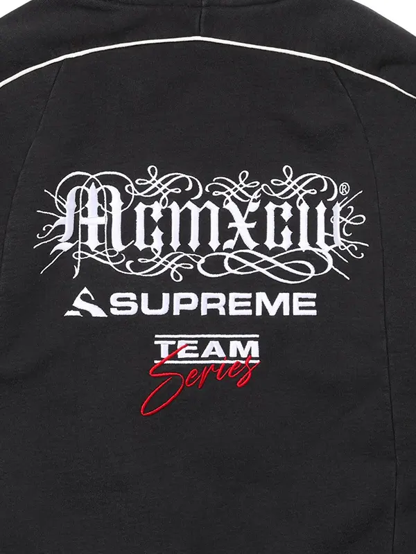 Supreme Racing Lined Zip Up Hooded Sweatshirt - Image 6