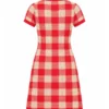 Taylor Swift Checkered Polo Dress Red