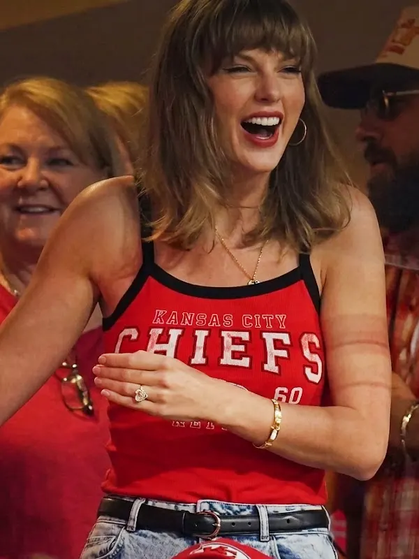 Taylor Swift Chiefs Red Tank Top - Image 3