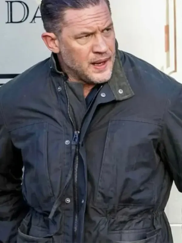 Tom Hardy MobLand Black Cotton Jacket