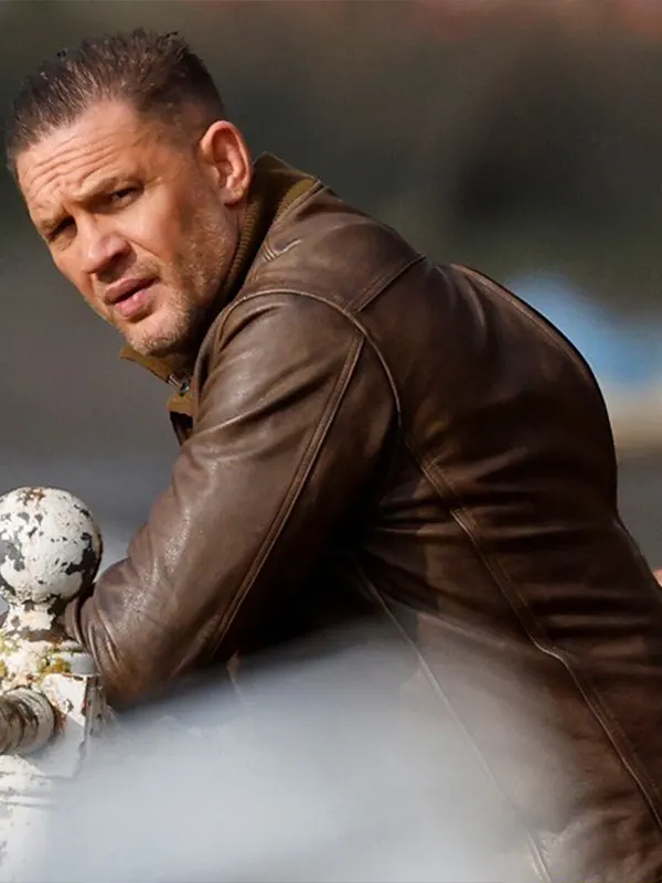 Tom Hardy Mobland S02 Brown Leather Jacket