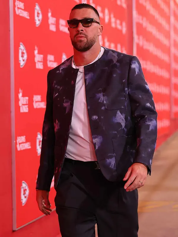 Travis Kelce Embellished Collarless Jacket - Image 2