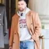 Travis Kelce NYC Brown Trench Coat