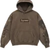 Travis Scott x Supreme Box Logo Brown Hoodie