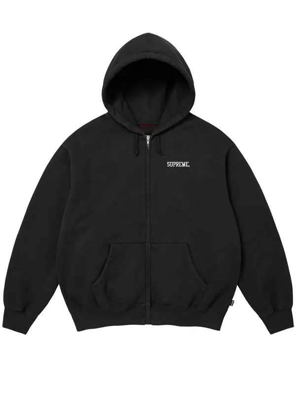 Unisex Supreme Blessed Appliqué Zip-up Hooded Sweatshirt 2026