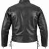Vanson Swedish Vintage Style Motorcycle Leather Jacket - Image 2