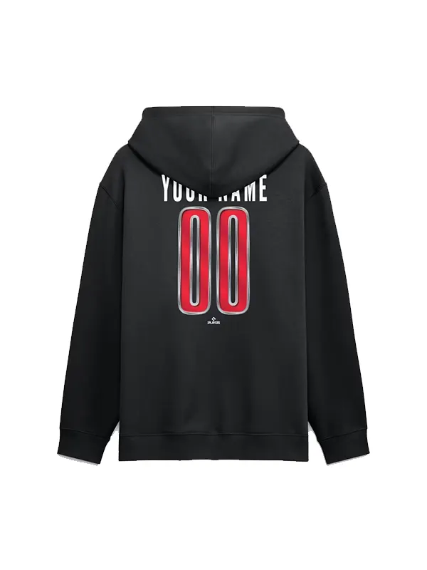 Boston Red Sox Black Metallic Custom Hoodie - Image 3