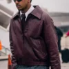 AMIRI FC Barcelona leather jacket