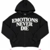 Black ‘End’ Rhinestone hoodie