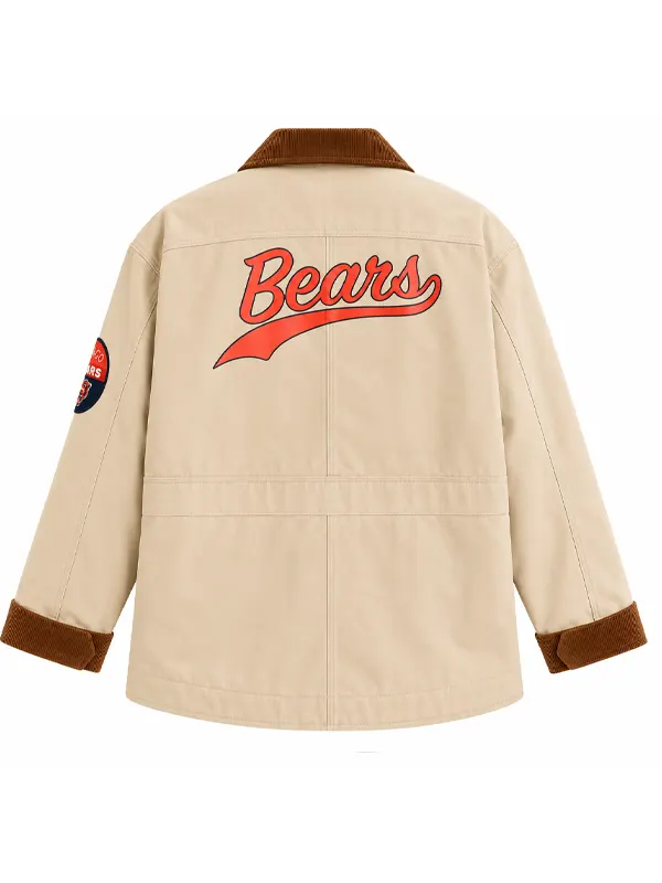 Chicago Bears Tuckernuck Women's Full-Snap Barn Jacket