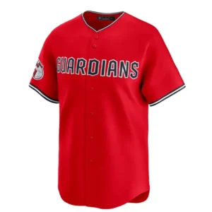 Cleveland Guardians Red Alternate Custom Jersey