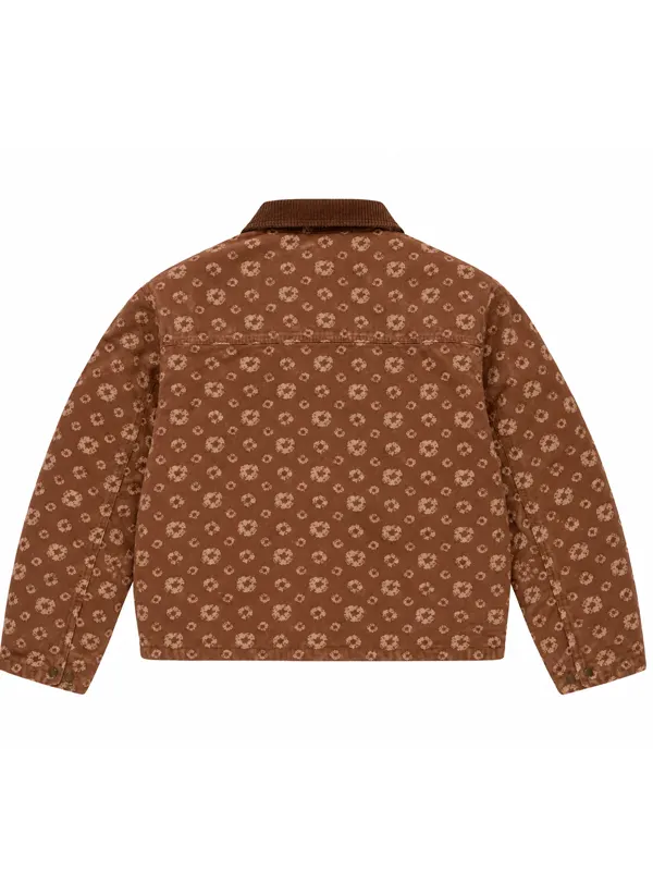 Denim Tears Jacquard Monogram Wreath brown jacket 2026