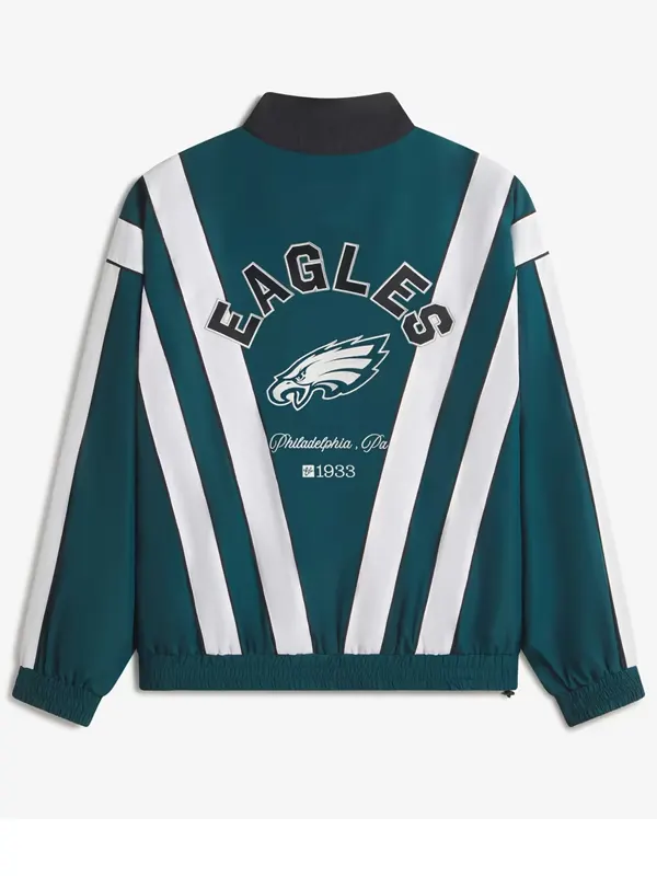 Philadelphia Eagles Off Season Full Zip Windbreaker Jacket - Image 2