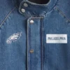 Philadelphia Eagles Oversized Denim Jacket - Image 3