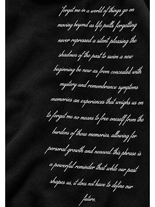 Forget Raven Black Desires Hoodie