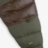 Green puffer jacket