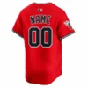 Guardians red alternate personalized custom jersey