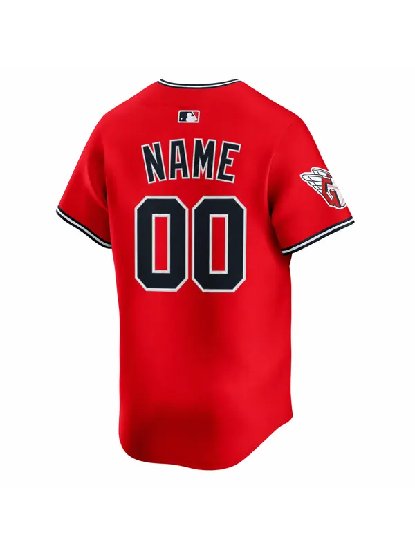 Guardians red alternate personalized custom jersey