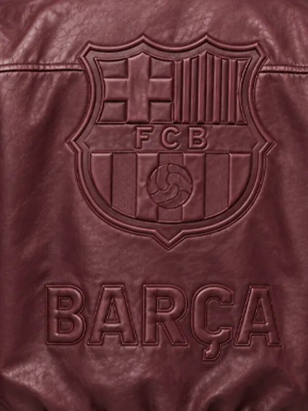 AMIRI x FC Barcelona Leather Jacket - Image 6