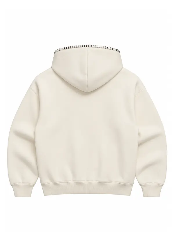 Madhappy x Yankees MLB cream fleece zip hoodie