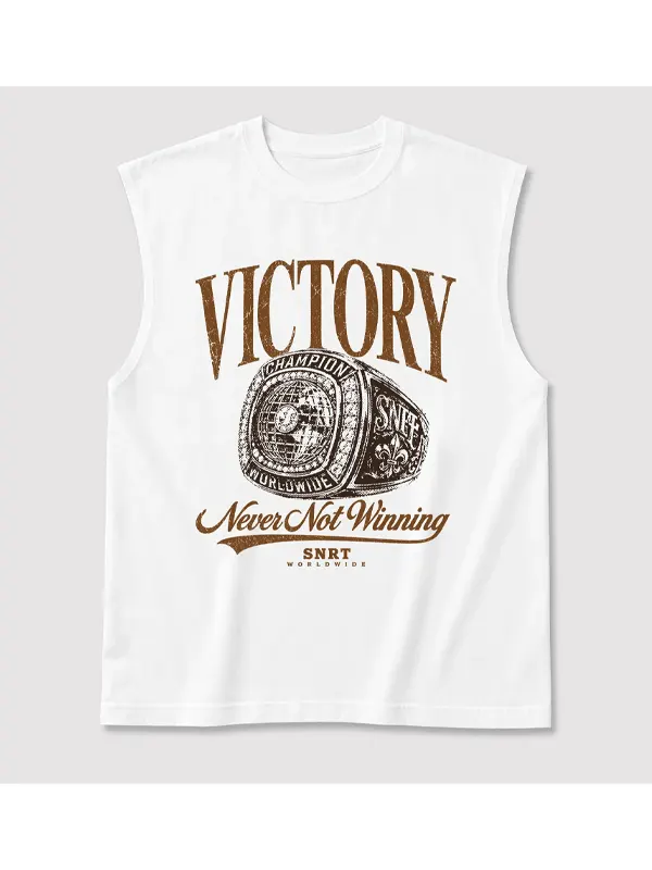 Men’s Premium Graphic Sleeveless T-Shirt