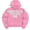 Mixed Emotion ‘End’ Rhinestone Hoodie