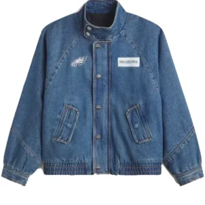 Philadelphia Eagles Oversized Denim Jacket