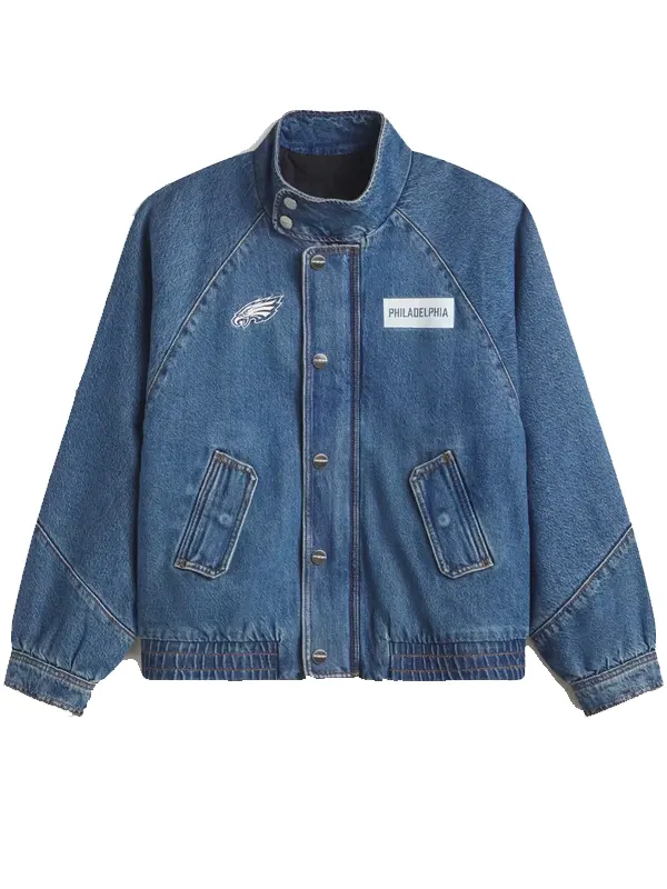 Philadelphia Eagles Oversized Denim Jacket