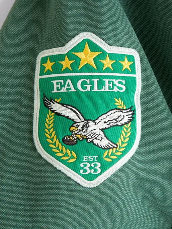 Philadelphia Eagles Hooded Bomber Jacket - Image 4