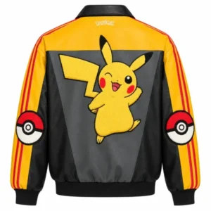 Pokemon Pikachu Leather Jacket