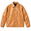 Ray Kwok Leather Coach Jacket
