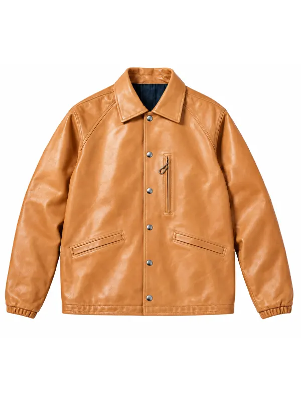 Ray Kwok Leather Coach Jacket