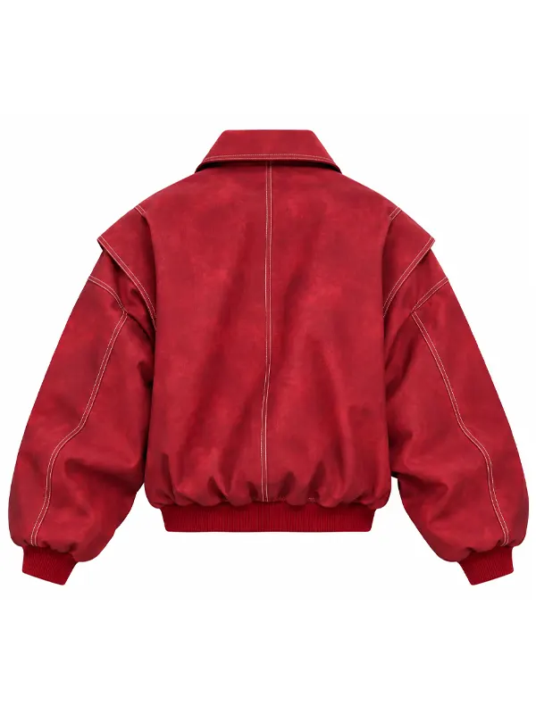 Red Bomber Jacket
