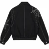 Sp5der x Opium Contrast Stitch Black Denim Jacket 2026