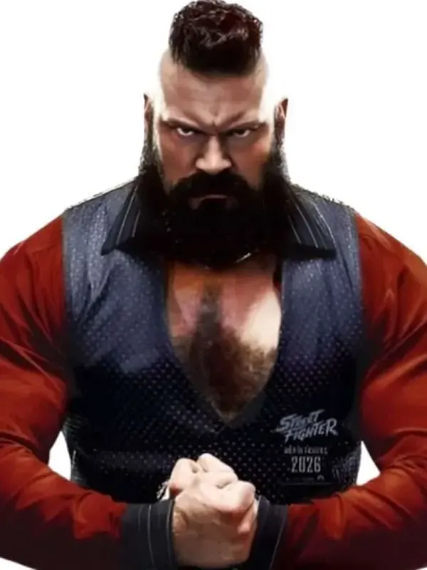 Street Fighter 2026 Zangief Black Vest