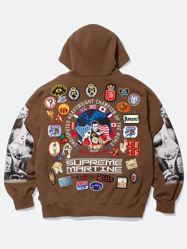 Supreme x Martine Rose Zip Up Hoodie