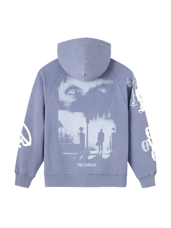 The Exorcist Test Print Full-Zip Hoodie purple