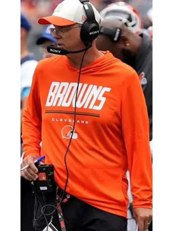 Todd Monken Preseason 2026 Browns Orange Hooded T-Shirt