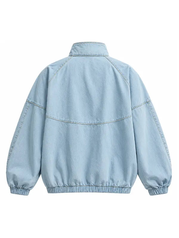 Nike Windrunner Oversized Denim Jacket - Image 2