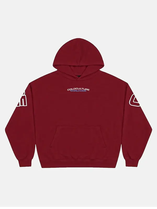 holeshot hoodie burgundy